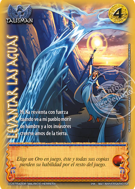 Levantar las aguas (Aniversario de Ra - Cortesana)