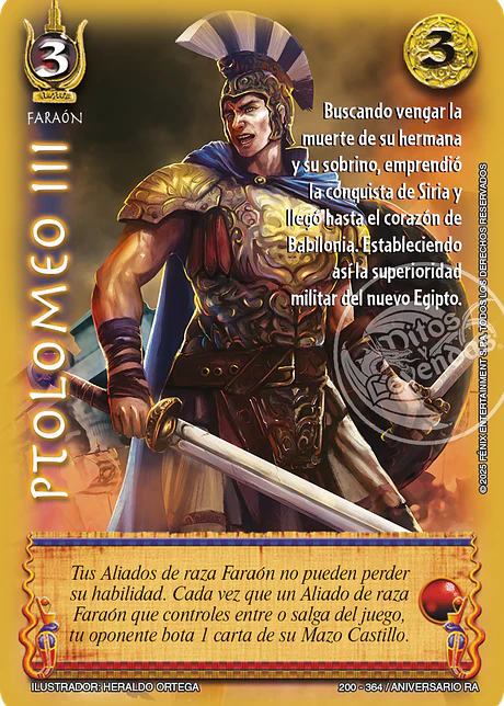Ptolomeo III (Aniversario de Ra - Cortesana)