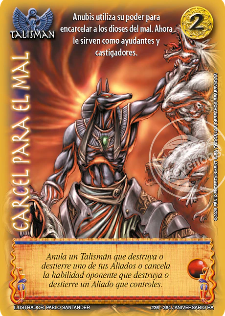 Cárcel para el mal (Aniversario de Ra - Cortesana)