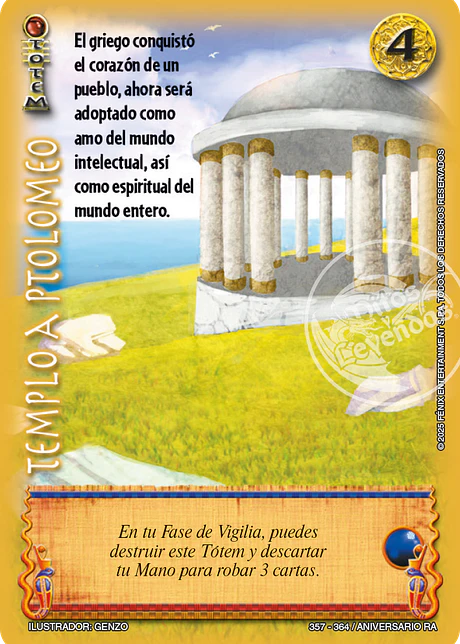 Templo a Ptolomeo (Aniversario de Ra - Vasalla)