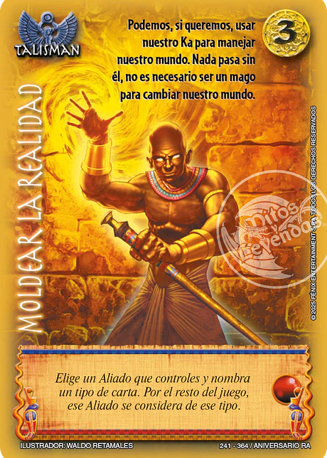 Moldear la realidad (Aniversario de Ra - Cortesana)
