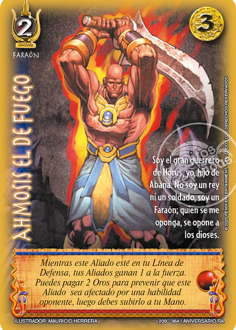 Ahmosis el de fuego (Aniversario de Ra - Cortesana)