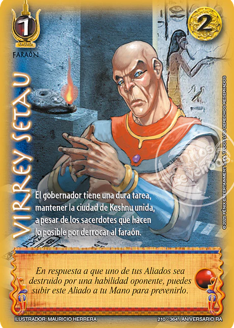 Virrey Setau (Aniversario de Ra - Cortesana)