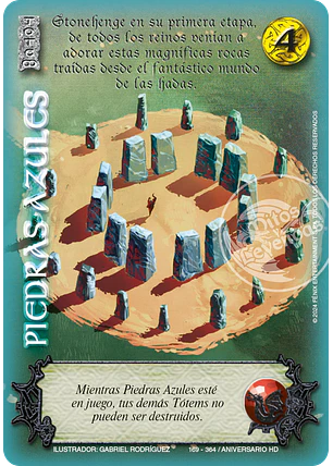 Piedras Azules (HD Aniversario - VC Foil)