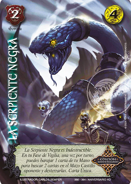 La Serpiente Negra (HD Aniversario -  Kit Oscuridad)
