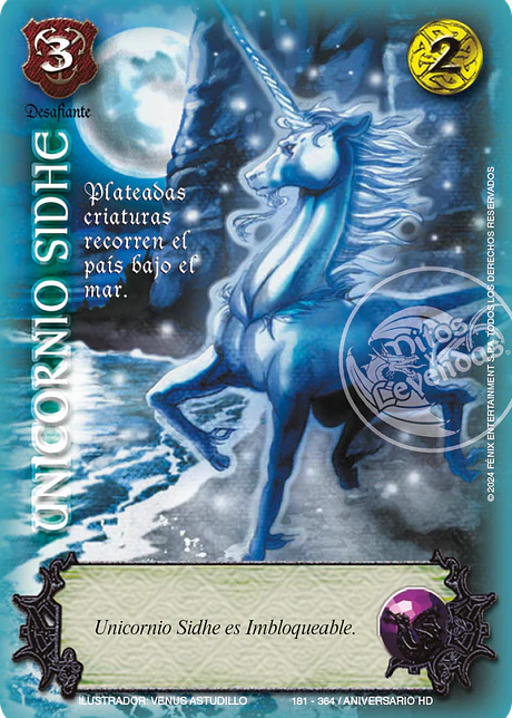 Unicornio Sidhe (HD Aniversario - Cortesana - Rework)