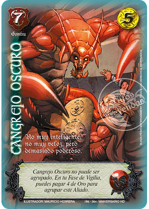Cangrejo Oscuro (HD Aniversario - Cortesana)