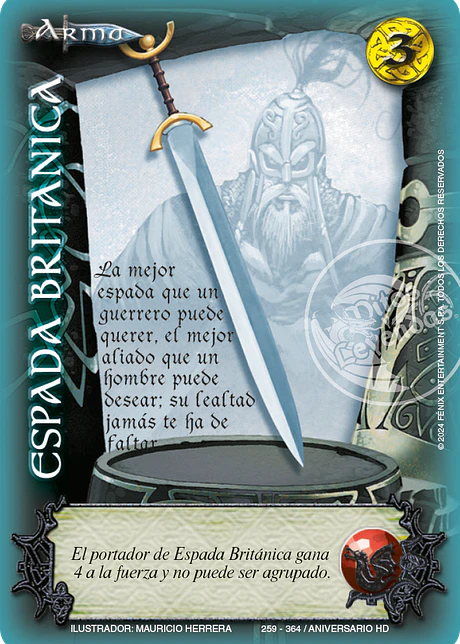 Espada Británica (HD Aniversario - Cortesana)