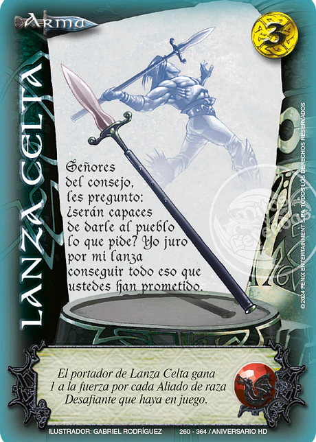 Lanza Celta (HD Aniversario - Cortesana)