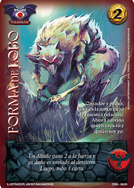 Forma de Lobo (Kit Drácula)