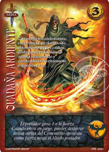 Guadaña Ardiente  (Kit Inferno)