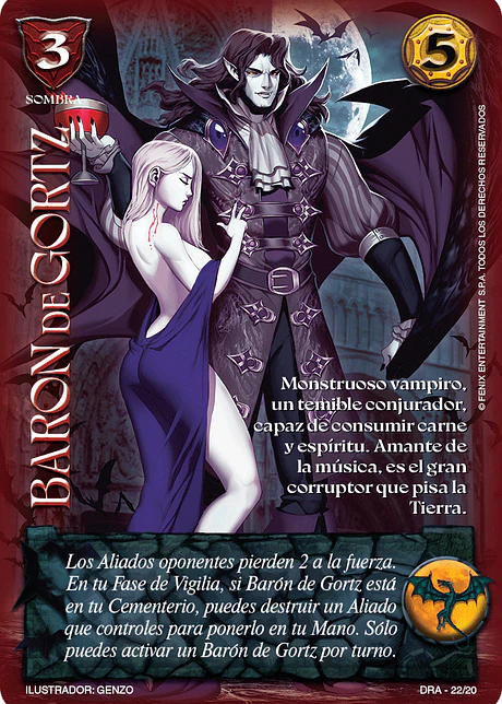 Baron de Gortz (Kit Drácula - Promocional)