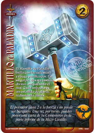 Martillo de Paladín (Kit Inferno)