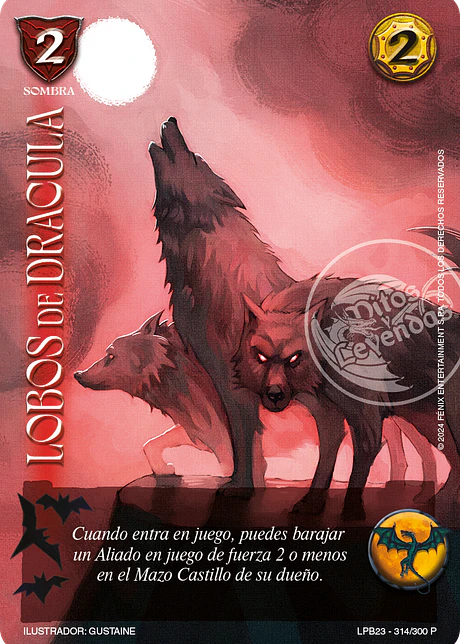 Lobos de Drácula (Kit Drácula - Promocional)