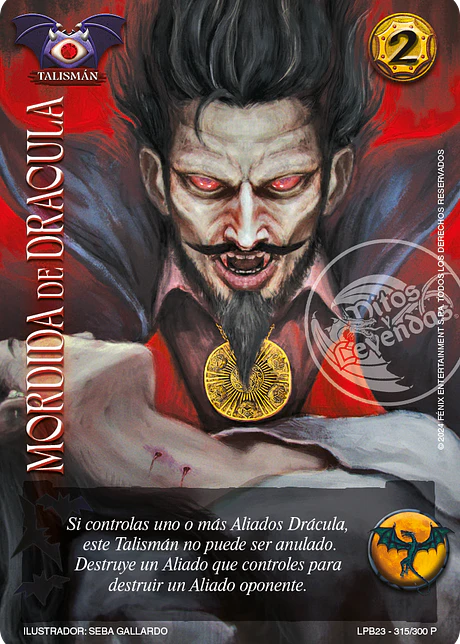 Mordida de Drácula (Kit Drácula - Promocional)