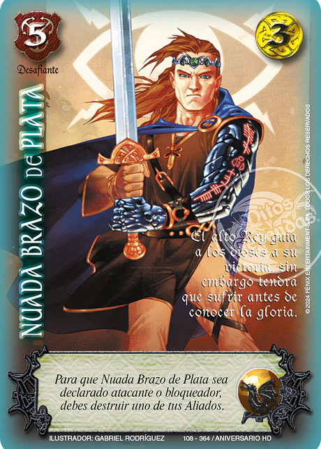 Nuada Brazo de Plata (HD Aniversario - Real)