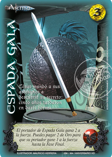 Espada Gala (HD Aniversario - Cortesana)