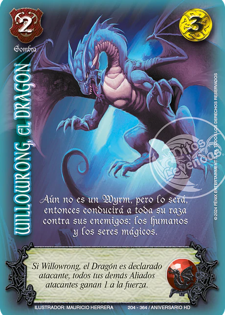 Willowrong, el Dragón (HD Aniversario - Cortesana)