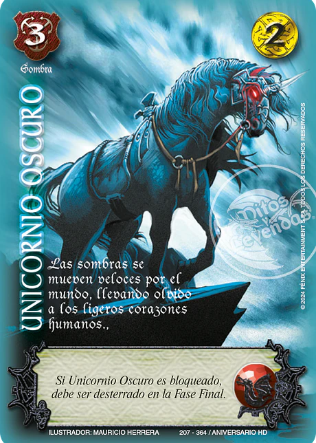 Unicornio Oscuro (HD Aniversario - Cortesana)