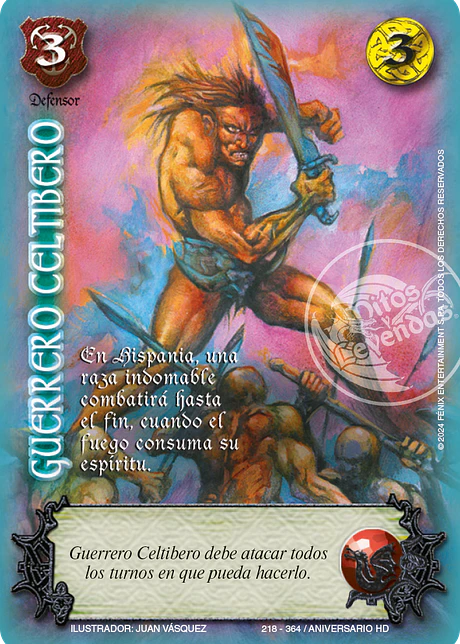Guerrero Celtibero (HD Aniversario - Cortesana)