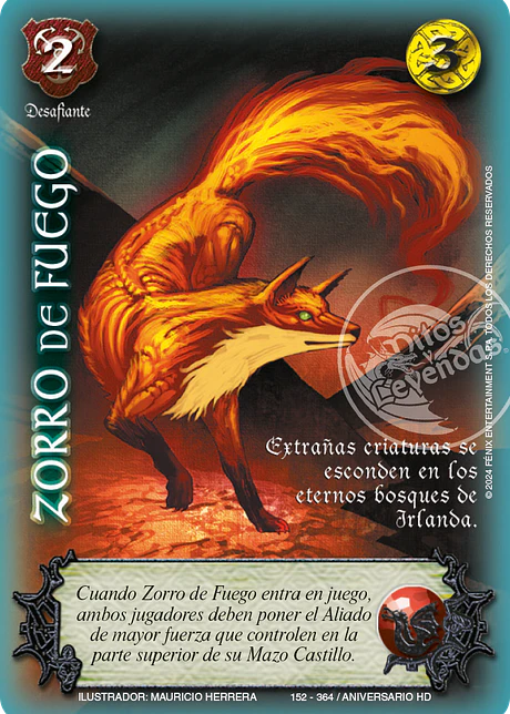 Zorro de Fuego (HD Aniversario - VC Foil)