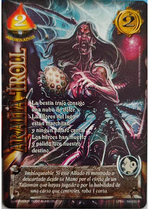 Araña Troll (LPE4 - Real)
