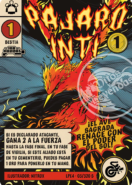 Pájaro Inti (LPE4 - Secreta)