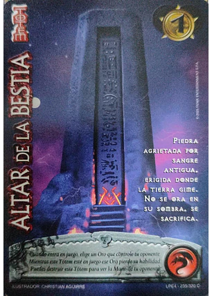 Altar de la Bestia (LPE4 - Cortesana)