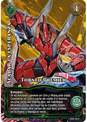 Acabar la Esperanza (Torneo Premier)