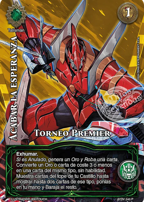 Acabar la Esperanza (Torneo Premier)