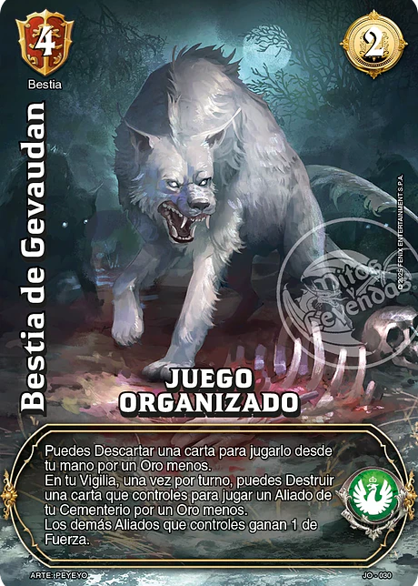 Bestia de Gevaudan (Juego Organizado)