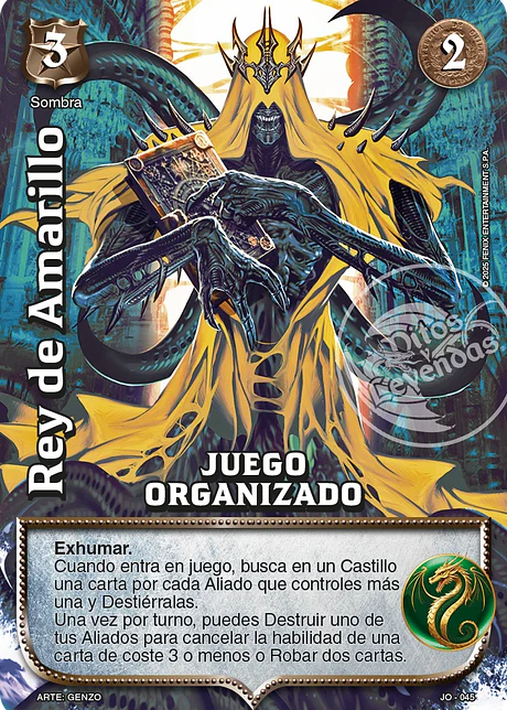 Rey de Amarillo (Juego Organizado)