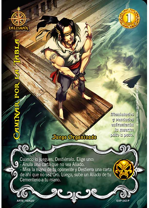 Caminar por la Tabla (Juego Organizado)