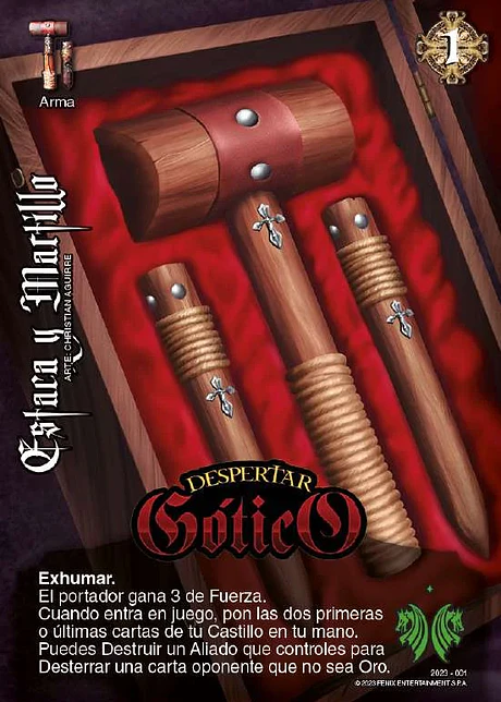 Estaca y Martillo (Despertar Gótico)