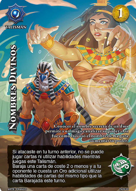 Nombres Divinos (TK25 - Cenizas de Fuego)