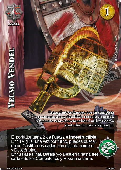 Yelmo Vendel (TK25 - Cenizas de Fuego)