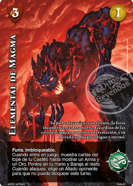Elemental de Magma (TK25 - Cenizas de Fuego)