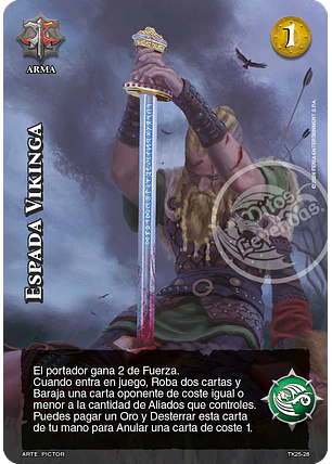 Espada Vikinga (TK25 - Cenizas de Fuego)