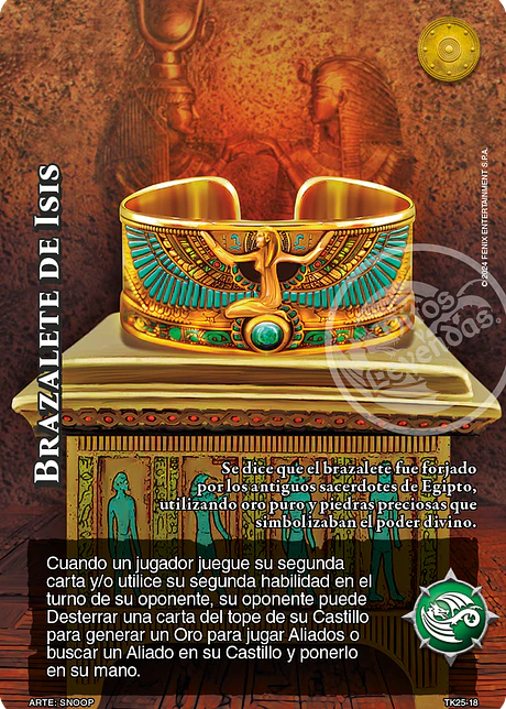 Brazalete de Isis (TK25 - Cenizas de Fuego)