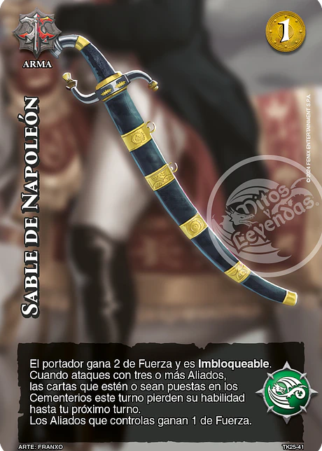 Sable de Napoleón (TK25 - Hielo Inmortal)