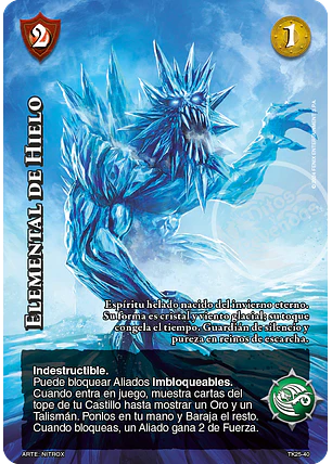 Elemental de Hielo (TK25 - Hielo Inmortal)