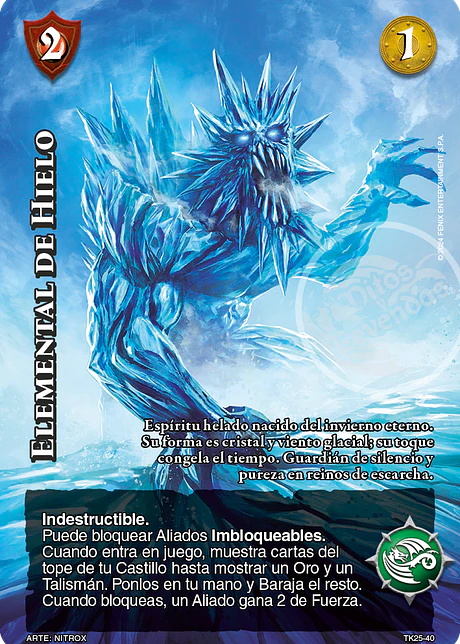 Elemental de Hielo (TK25 - Hielo Inmortal)