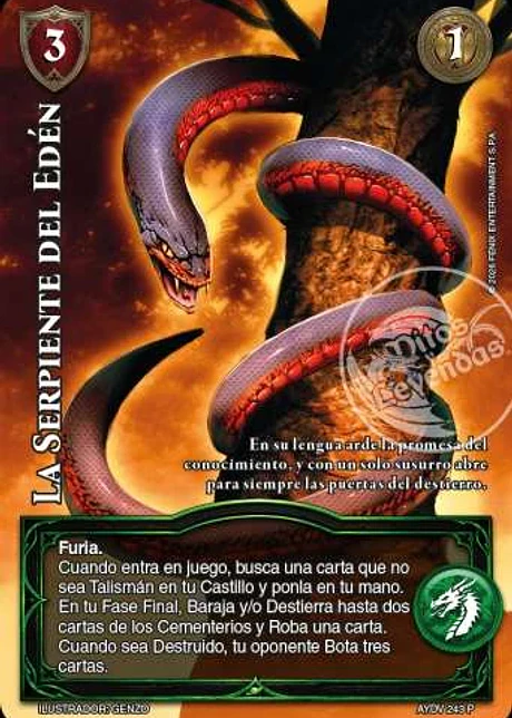 La Serpiente del Edén (Juego Organizado)