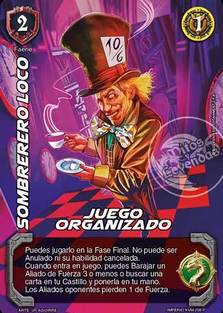 Sombrerero Loco (Juego Organizado)