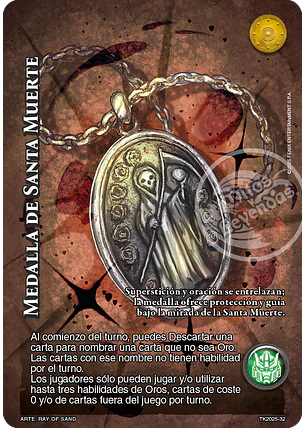 Medalla de Santa Muerte