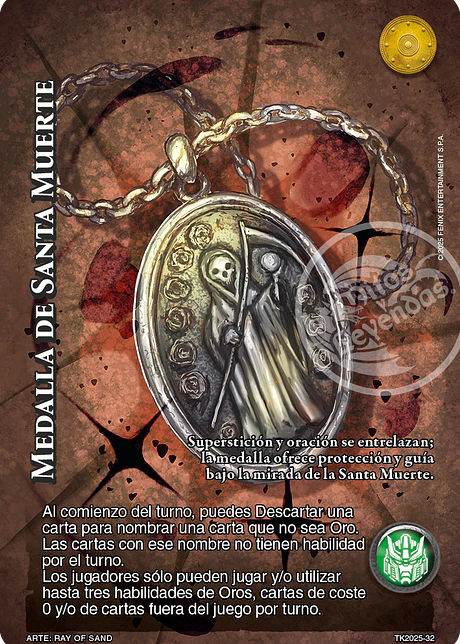 Medalla de Santa Muerte