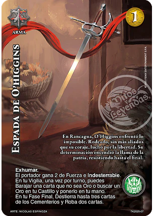 Espada de O'higgins