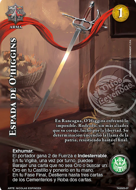 Espada de O'higgins
