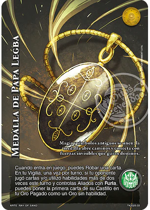 Medalla de Papa Legba