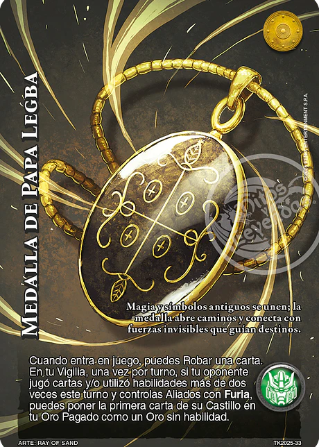 Medalla de Papa Legba